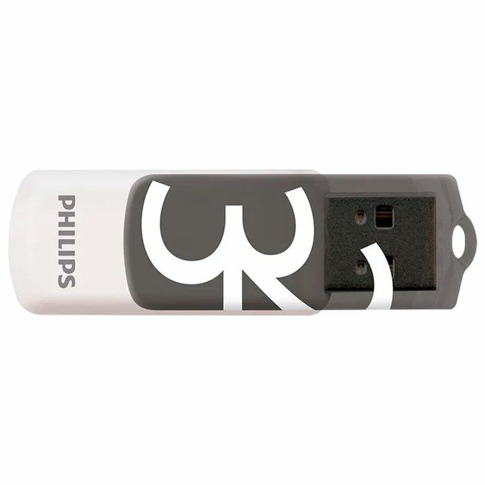 Флеш-диск 32 GB PHILIPS VIVID, разъем USB 2.0, черный, FM32FD05B/97 514090
