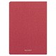 Тетрадь 60 л. в точку обложка кожзам под рогожку, сшивка, B5 (179х250мм), КРАСНЫЙ, BRAUBERG BRIGHT, 403850 403850