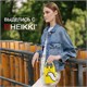 Сумочка-органайзер повседневная HEIKKI KNIT (ХЕЙКИ) кросс боди, вязаная, 17х12х5 см, "Yellow goose", 273791 273791