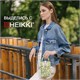 Сумочка-органайзер повседневная HEIKKI KNIT (ХЕЙКИ) кросс боди, вязаная, 17х12х5 см, "Flowers", 273797 273797