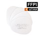 Фильтр противоаэрозольный (предфильтр) Jeta Safety 6021, комплект 4 штуки, класс P1 R 610904