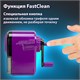 Точилка механическая BRAUBERG ULTRA для чернографитных и цветных карандашей, крепление к столу, цвет корпуса сиреневый с черным, 271341 271341