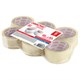Клейкие ленты упаковочные, 48 мм х 60 м, КОМПЛЕКТ 6 шт., прозрачные, толщина 45 микрон, ОФИСМАГ, 440070 440070
