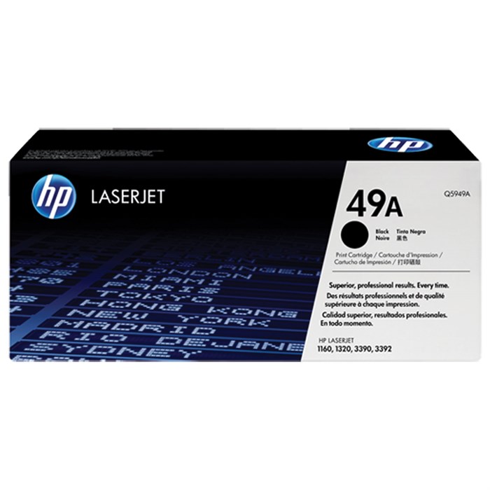 Картридж лазерный HP (Q5949A) LaserJet 1160/1320/3390, №49А, оригинальный, ресурс 2500 страниц 360370 - фото 123429