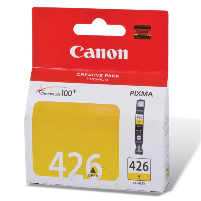 Картридж струйный CANON (CLI-426Y) Pixma MG5140/MG5240/MG6140/MG8140, желтый, оригинальный, 446 стр., 4559B001 360865 - фото 123499