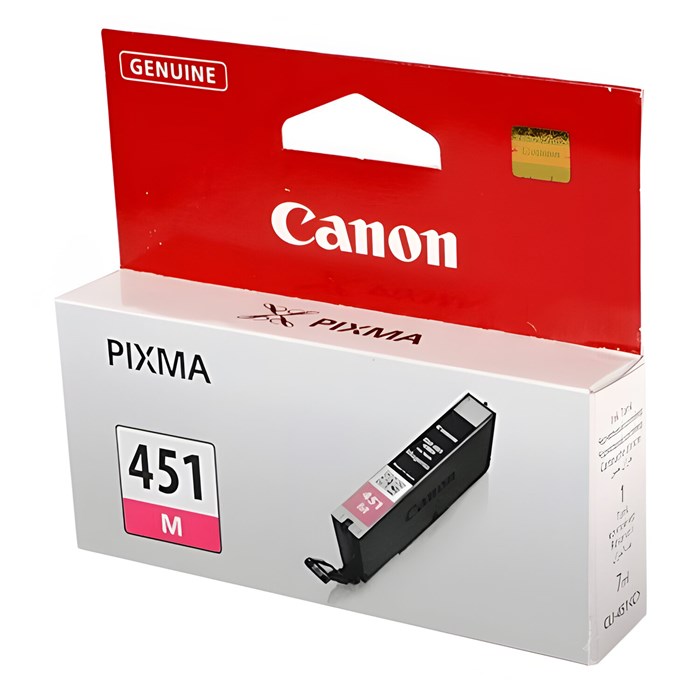 Картридж струйный CANON (CLI-451M) Pixma iP7240 и другие, пурпурный, оригинальный, 6525B001 361134 - фото 123545