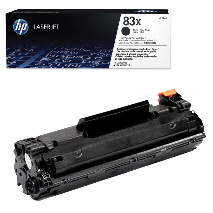 Картридж лазерный HP (CF283X) LaserJet Pro M201/M225, №83X, черный, оригинальный, ресурс 2200 страниц 361296 - фото 123599