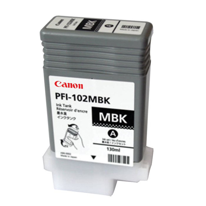 Картридж струйный CANON (PFI-102МBK) iPF500/510/F600/605/610/650/655/700, матовый, черный, оригинальный, 130 мл, 0894B001 361554 - фото 123681