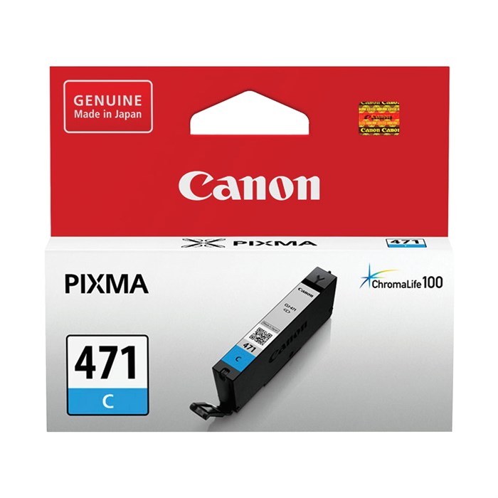 Картридж струйный CANON (CLI-471С) PIXMA MG5740/MG6840/MG7740, голубой, оригинальный, ресурс 311 стр., 0401C001 362262 - фото 123785