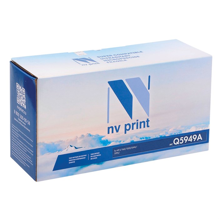 Картридж лазерный NV PRINT (NV-Q5949A) для HP LaserJet 1160/1320/3390 и другие, ресурс 2500 стр. 362897 - фото 123973