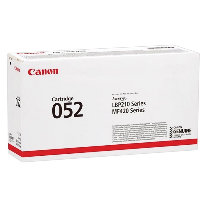 Картридж лазерный CANON (052) I-SENSYS MF421/426/428/429/LBP212/214/215, черный, ресурс 3100 стр., оригинальный, 2199C002 363040 - фото 124031