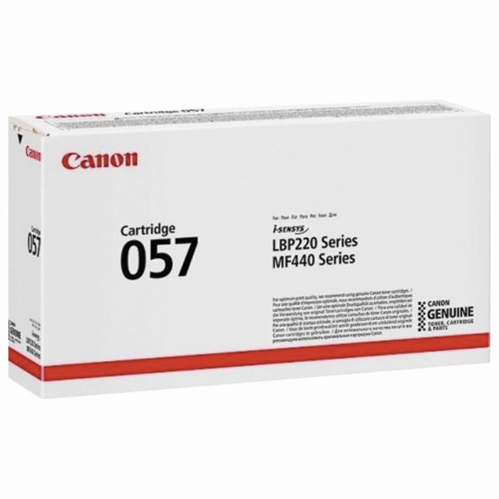 Картридж лазерный CANON (057) LBP228x/226dw/223dw/ MF449/446x/445dw/443dw, ресурс 3100 страниц, оригинальный, 3009C002 363652 - фото 124280