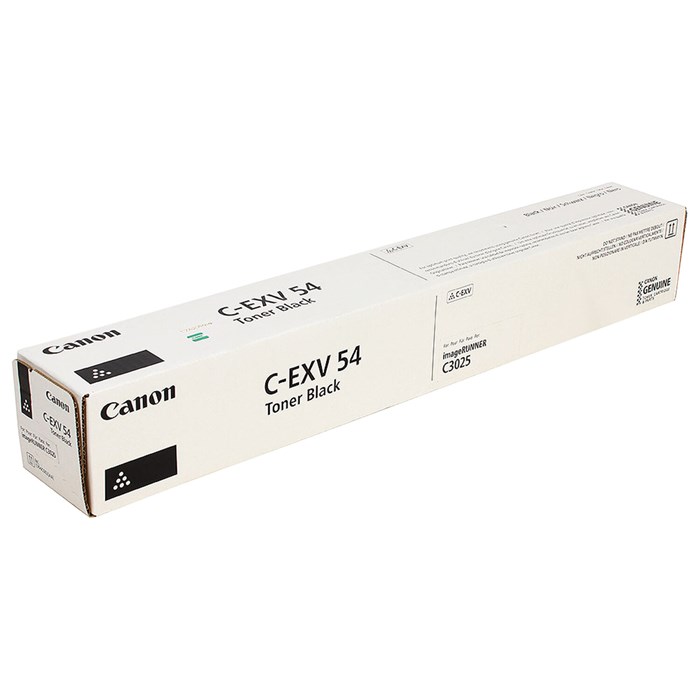 Тонер CANON (C-EXV54Bk) C3025i, черный, оригинальный, ресурс 15500 страниц, 1394C002 363756 - фото 124361