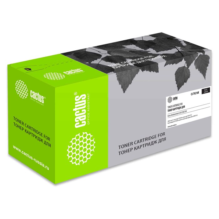 Картридж лазерный CACTUS (CS-TN216K) для Konica Minolta C220/C280/C360, черный, ресурс 29000 страниц 363814 - фото 124402