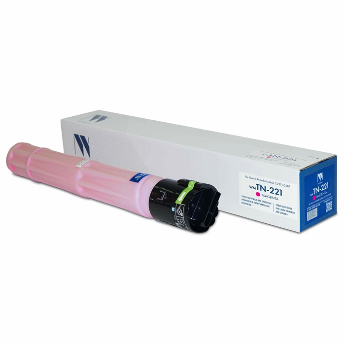 Тонер-картридж NV PRINT (NV-TN-221M) для Konica Minolta C227/C287, пурпурный, ресурс 21000 страниц 364368 - фото 124733