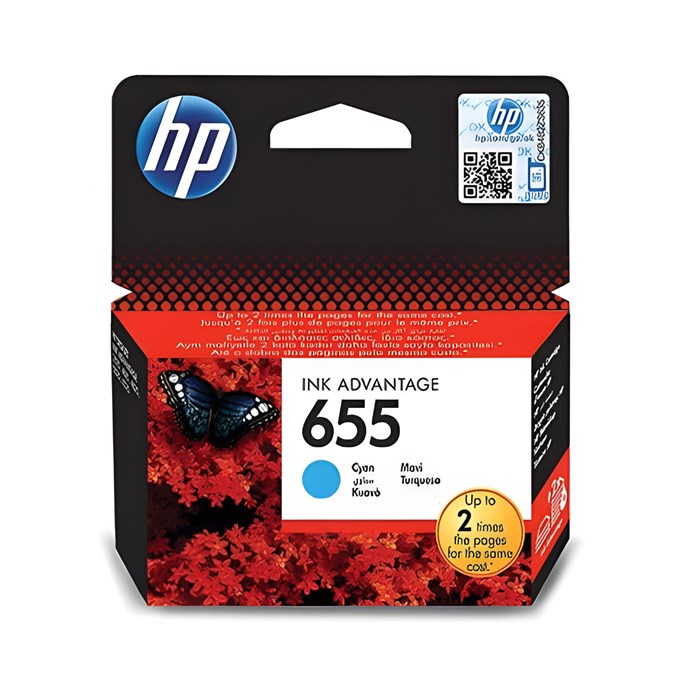 Картридж струйный HP (CZ110AE) Deskjet Ink Advantage 3525/5525/4515/4525 №655, голубой, оригинальный 361010 - фото 125014