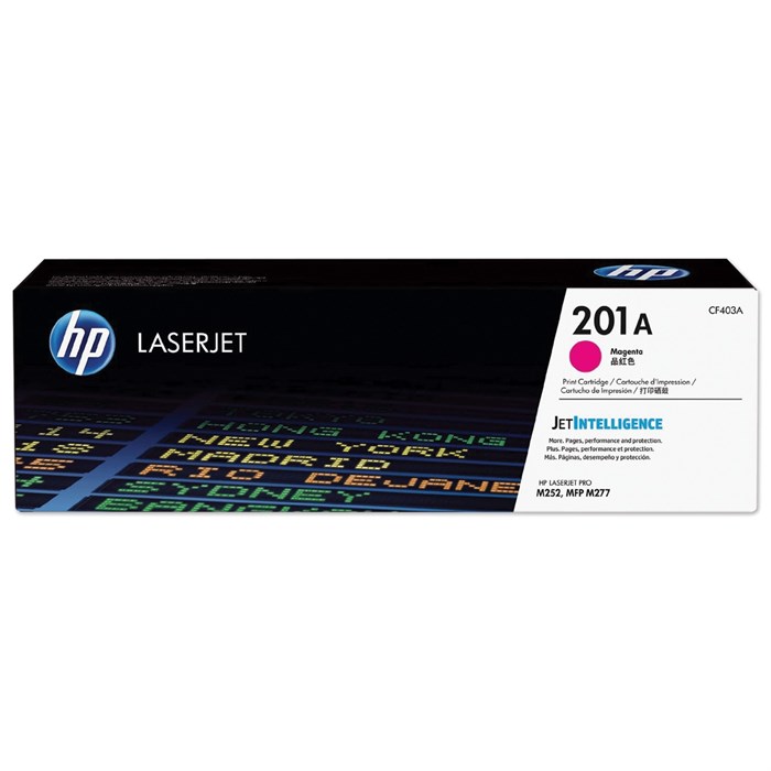 Картридж лазерный HP (CF403A) LaserJet Pro M277n/dw/M252n/dw, №201A, пурпурный, оригинальный, ресурс 1400 страниц 361695 - фото 125115