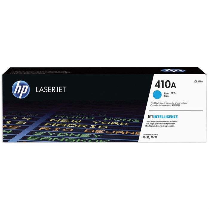 Картридж лазерный HP (CF411A) LaserJet Pro M477/M452, №410A, голубой, оригинальный, ресурс 2300 страниц 362113 - фото 125618