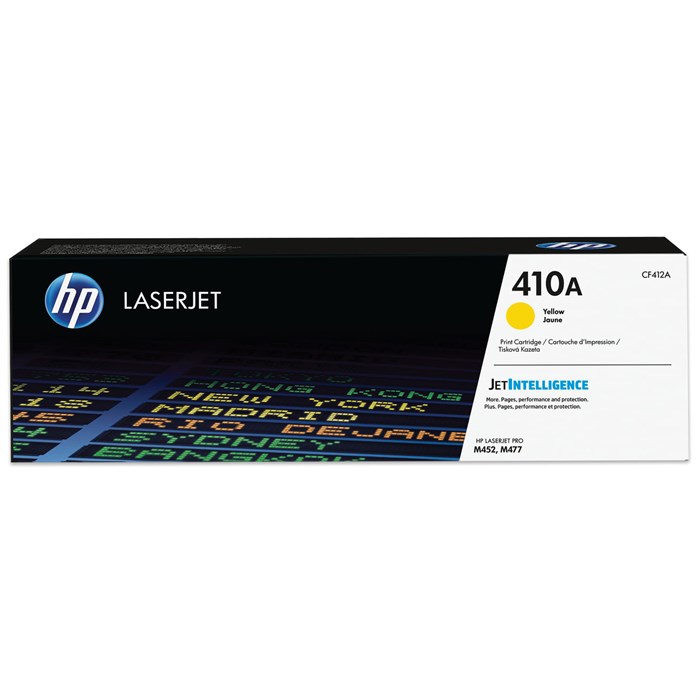 Картридж лазерный HP (CF412A) LaserJet Pro M477/M452, №410A, желтый, оригинальный, ресурс 2300 страниц 362115 - фото 125624