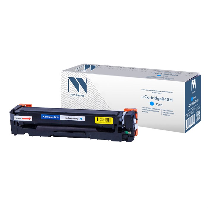 Картридж лазерный NV PRINT (NV-045HC) для CANON MF635 / LBP611/ 613, голубой, ресурс 2200 страниц 363198 - фото 126244