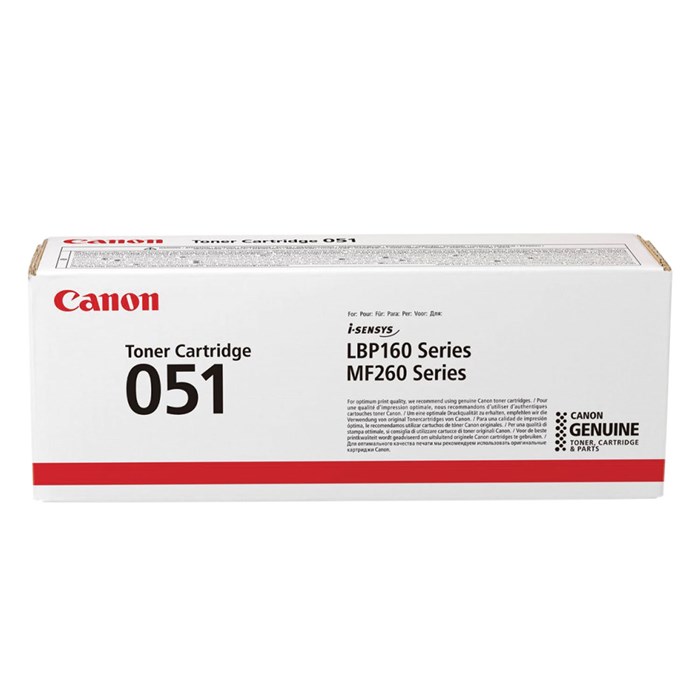 Картридж лазерный CANON (051) i-SENSYS LBP162dw/MF264dw/267dw/269dw, ресурс 1700 страниц, оригинальный, 2168C002 363226 - фото 126301