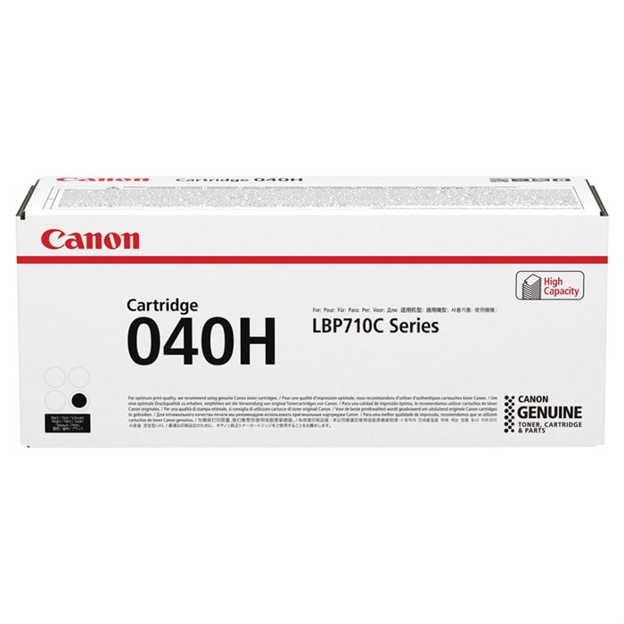 Картридж лазерный CANON (040H) i-SENSYS LBP710CX / 712CX, черный, ресурс 12500 страниц, оригинальный, 0461C001 363236 - фото 126325