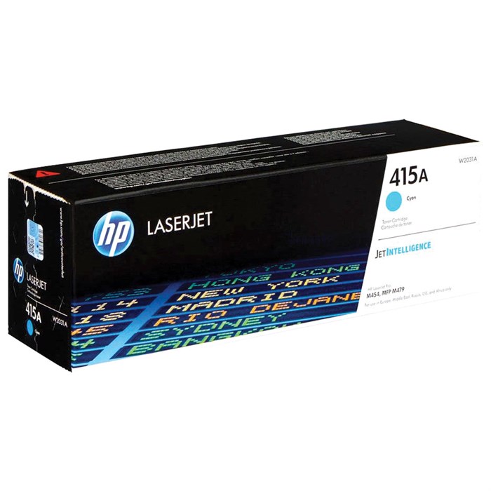 Картридж лазерный HP (W2031A) Color LaserJet M454dn/M479dw и др, №415A, голубой, оригинальный, ресурс 2100 страниц 363300 - фото 126429