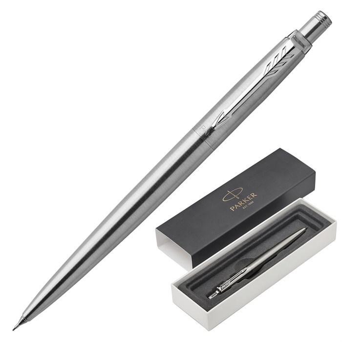 Карандаш механический 0,5 мм, PARKER "Jotter Essential CT", металлический корпус, серебристый, 1953381 181265 - фото 143787