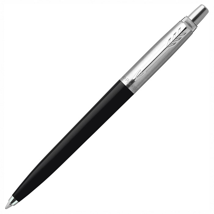 Ручка шариковая PARKER "Jotter Orig Black", корпус черный, детали нержавеющая сталь, синяя, RG0033010 143865 - фото 171485