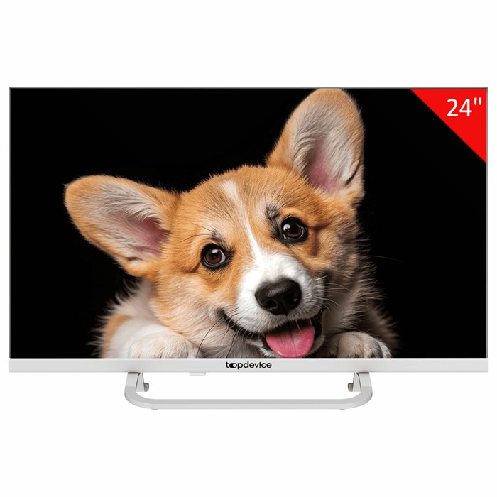 Телевизор TOPDEVICE TDTV24CS03H_WE, 24'' (60 см), 1366x768, HD, 16:9, SmartTV, Wi-Fi, Bluetooth, белый 458149 - фото 244898