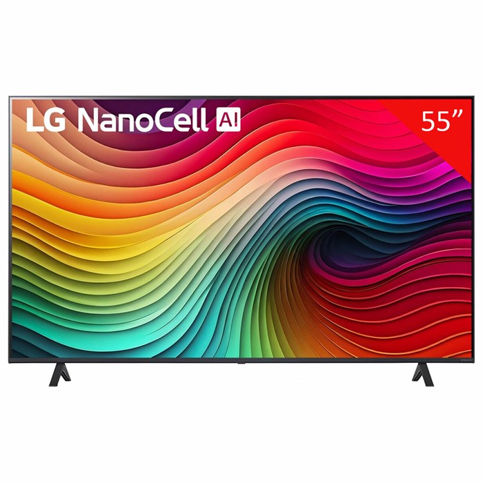 Телевизор LG 55NANO80T6A, 55" (138 см), NanoCell, 3840 x 2160, 4K, 16:9, SmartTV, Wi-Fi, черный 457159 - фото 245292