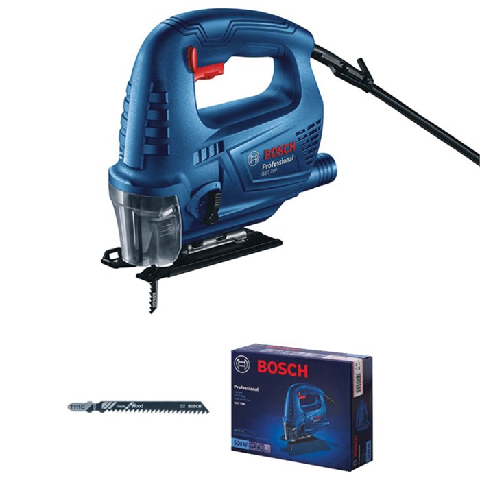 Лобзик сетевой, 500 Вт, 3200 ход./мин, глубина реза 70 мм, BOSCH GST 700 PROFESSIONAL 06012A7020 671184 - фото 249420