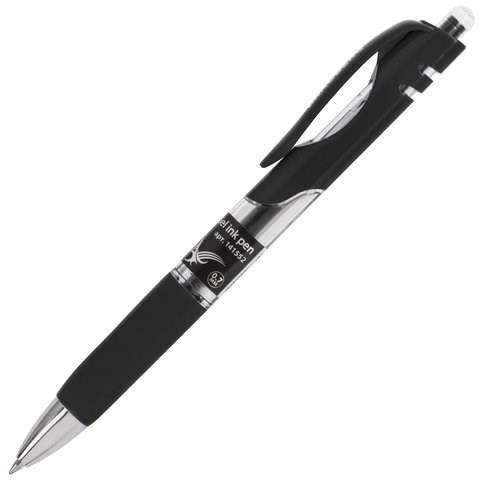 Ручка гелевая автоматическая с грипом BRAUBERG "Black Jack", ЧЕРНАЯ, трехгранная, узел 0,7 мм, линия письма 0,5 мм, 141552 141552 - фото 269199