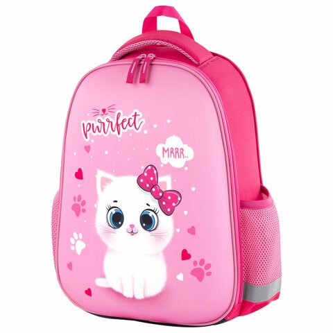 Ранец ПИФАГОР EVA BASIC, 1 отделение, "Fluffy cat", 39х30х16 см, 270691 270691 - фото 274242