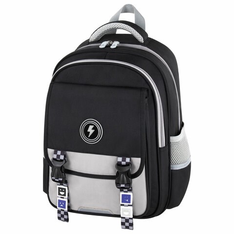 Рюкзак BRAUBERG SNAP, 2 отделения, 3 кармана, "Original black", 39х28х16 см, 272066 272066 - фото 274664