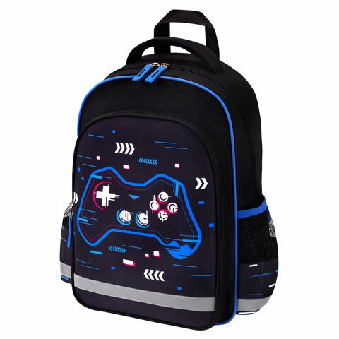 Рюкзак ПИФАГОР SCHOOL, 1 отделение, 3 кармана, "Lucky gamer", 38x28х14 см, 273172 273172 - фото 275181