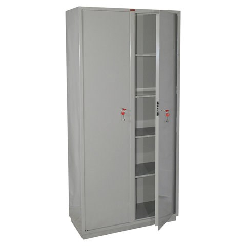 Шкаф металлический для документов КБС-10, (1850х880х390 мм; 90 кг), 2 отделения, сварной 291087 - фото 275341