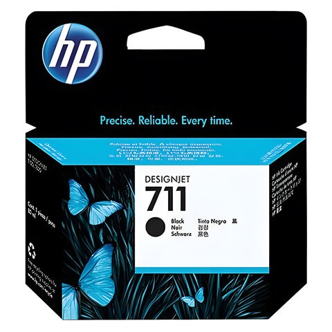 Картридж струйный для плоттера HP (CZ133A) DesignJet T120/T520, №711, черный, оригинальный, увеличенной емкости 361145 - фото 276044