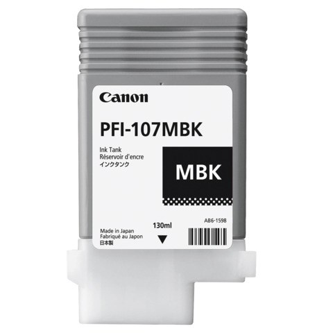 Картридж струйный CANON (PFI-107MBK) PF680/685/780/785, матовый, черный, оригинальный, 130 мл, 6704B001 361565 - фото 276211