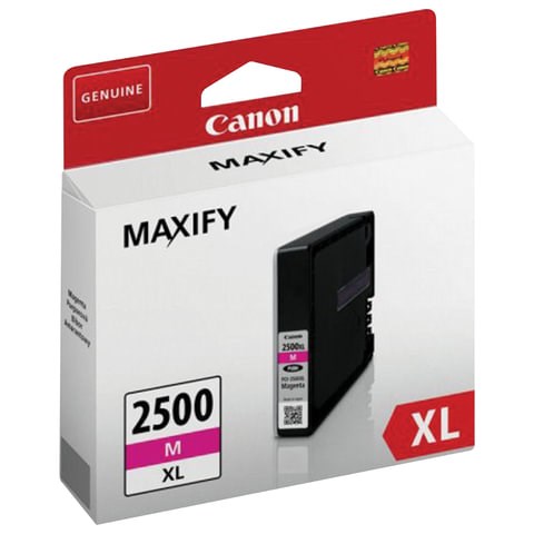 Картридж струйный CANON (PGI-2400XLМ) iB4040/MB5040/MB5340, пурпурный, оригинальный, ресурс 1500 стр., 9275B001 362103 - фото 276475