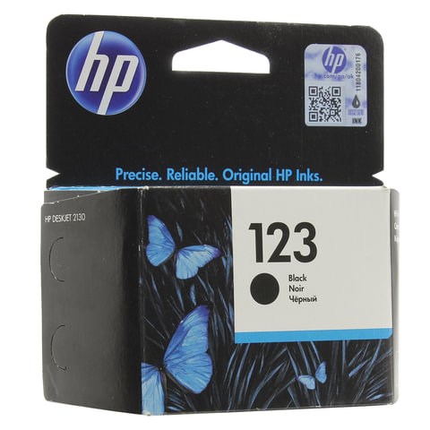 Картридж струйный HP (F6V17AE) Deskjet 2130, №123, чёрный, оригинальный, ресурс 120 стр. 362197 - фото 276493