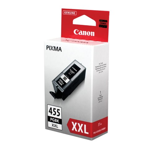 Картридж струйный CANON (PGI-455PGBK XXL)PIXMA MX724/924/iX6840, черный пигментный, оригинальный, ресурс 1000 стр., 8052B001 362268 - фото 276525