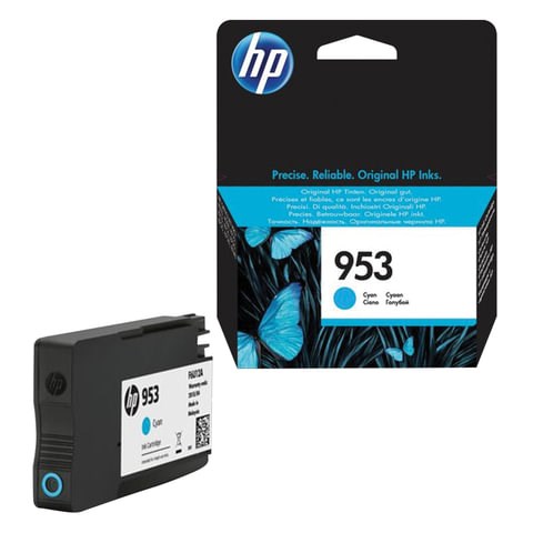 Картридж струйный HP (F6U12AE) Officejet Pro 8710/8210, №953, голубой, ресурс 700 стр., оригинальный 362286 - фото 276536
