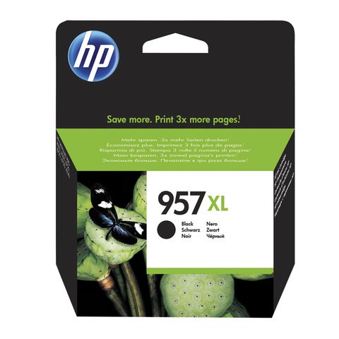 Картридж струйный HP (L0R40AE) Officejet Pro 8210/8720/8725/8730, № 957XL, черный, увеличенный ресурс 3000 стр., оригинальный 362294 - фото 276544