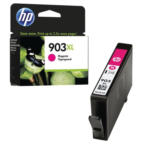 Картридж струйный HP (T6M07AE) OfficeJet 6950/6960/6970, №903XL, пурпурный, увеличенный ресурс 825 стр., оригинальный 362340 - фото 276583