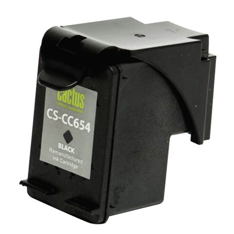 Картридж струйный CACTUS (CS-CC654) для HP Officejet J4580/4640/4680, черный 362826 - фото 276820