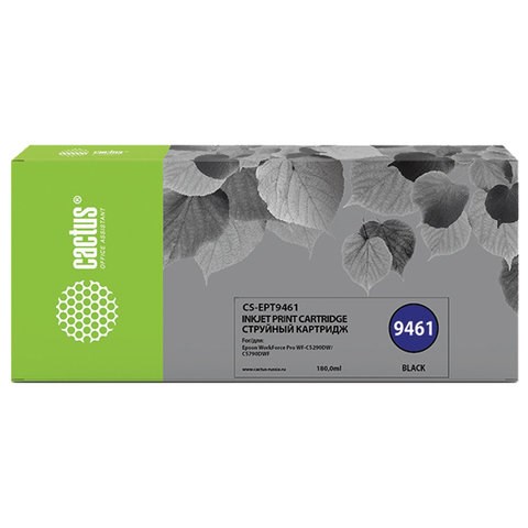 Картридж струйный CACTUS (CS-EPT9461) для Epson WF-C5290DW/WF-C5790DW, черный 363366 - фото 277182