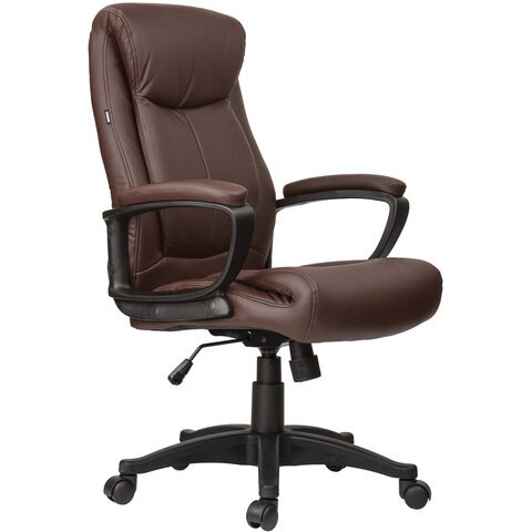Кресло офисное BRABIX "Enter EX-511", экокожа, коричневое, 531163 531163 - фото 280358