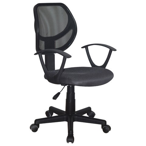 Кресло компактное BRABIX "Flip MG-305", ткань TW, серое/черное, 531951 531951 - фото 280563