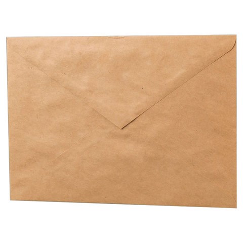 Конверты С5 (162х229 мм) КРАФТ, клей, 90 г/м2, КОМПЛЕКТ 1000 шт., треугольный клапан, 76423 111650 - фото 286665